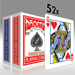 Phoenix Deck Oneway Forcing Deck Red Card Shark